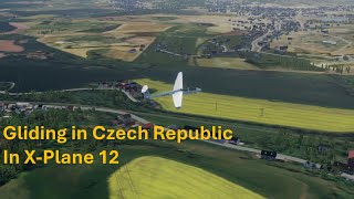 Gliding in the Czech Republic in XPlane 12 with Orthophotos by Martin Flek and SimHeaven [upl. by Pasho]