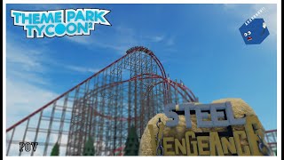 Steel Vengeance  Theme Park Tycoon 2  Roblox  POV [upl. by Abdul]