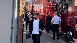 Arne Slot Luis Díaz Liverpool coach arrival amp parking Selhurst Park Salah Nunez Trent Virgil vanDijk [upl. by Reivilo229]