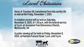 Obits for November 5 2024 [upl. by Alegna114]