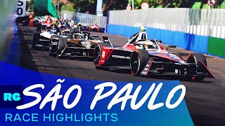 Top three separated by just HALF A SECOND  Julius Baer São Paulo EPrix  Race Highlights [upl. by Wystand]