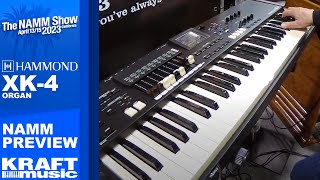 Hammond XK4 Organ with Robby Robinson  NAMM 2023 [upl. by Anika]