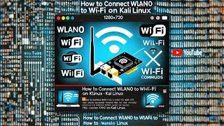 How to Connect wlan0 to Wi Fi using command in Kali Linux [upl. by Jada]