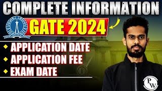 All About GATE 2024  Application Date  Application Fee  Exam Date  Complete Information [upl. by Ettezoj733]