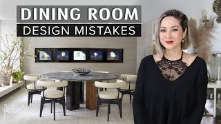 COMMON DESIGN MISTAKES  Dining Room Mistakes Plus how to fix them [upl. by Epotimet312]