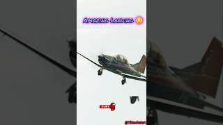 Amazing Landing By Beginner Female Pilot 😳 Power of 🇮🇳Indian Airforce india indian airforce [upl. by Eileme597]