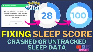 Fix CrashedUntracked Sleep Score in Pokemon Sleep [upl. by Marchal]