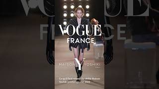 VOGUE France Maison Yoshiki SS25 voguefrance MaisonYoshikiParis ParisJackson Yoshiki [upl. by Stucker]