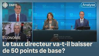 Le taux directeur du Canada passe à 425   Zone économie [upl. by Akinert]