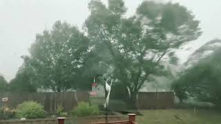 CATEGORY 2 Hurricane in CEDAR RAPIDS IOWA Derecho [upl. by Nimajnab]