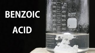 Making Benzoic Acid from sodium benzoate [upl. by Mehalick]