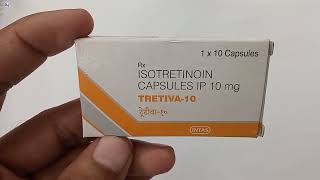 Tretiva 10 Capsule  Isotretinoin Capsules Ip 10 mg Uses  Tretiva 10 Mg Capsule Uses Side effects [upl. by Pride]