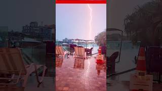 4 foot wide Lightning BOLT caught on CAMERA thailand travel retirement [upl. by Deidre910]