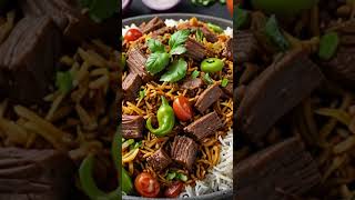 Beef Biryani  Beef Biryani Recipe بیف بریانی  Homemade Beef Biryani cookwithsarah [upl. by Bullen]