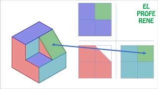 EJEMPLOS PROYECCIONES ISOMETRICAS [upl. by Fisk772]