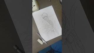 I QUIT🥱😔😐shorts anime drawing demonslayer muichiro shorts anime drawing animedrawing [upl. by Zetroc178]