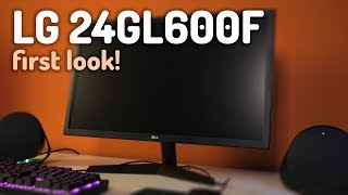 LG UltraGear 24GL600F 24quot Full HD 144Hz 1ms Gaming Monitor  First Look [upl. by Gowon83]