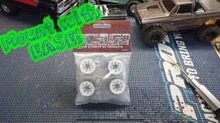 SCX24 Beginner Series HOW TO Assemble 10 Beadlock Wheels [upl. by Anelrats]