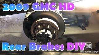 2009 GMC HD 2500 Rear Brakes DIY [upl. by Jacinda]