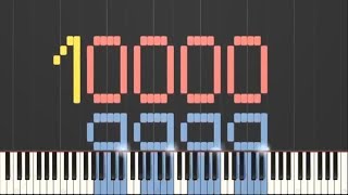 Como Tocar del 0 al 10000 en piano [upl. by Souza209]