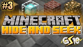 Minecraft Hide and Seek MiniGame w Graser amp Friends Episode 3 [upl. by Dusa]