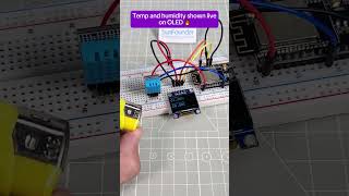 ESP32 Project Live Temp amp Humidity Display with OLED Screen [upl. by Autumn]