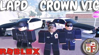 LAPD CROWN VICTORIA PATROL Roblox ERLC [upl. by Junieta]