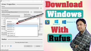 Download Windows 111087 ISO direct from Microsoft using RUFUS [upl. by Elacim310]