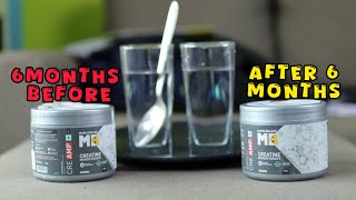 Muscleblaze Creatine Monohydrate CREAMP 6 Months Before amp After Review  Best Creatine [upl. by Morena119]