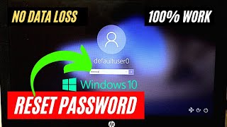 Reset Windows 10 User Login Password Without Losing Data  Recover Windows 10 Forgot Password [upl. by Kauslick]