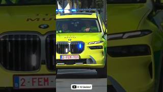 MUG Brugge met HOGE SNELHEID naar een spoedmelding highspeed emergency doctor brugge bmw [upl. by Nette]