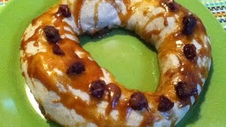 Rosca de reyes  Recetas Sin Huevo fáciles y caseros [upl. by Nylsoj866]