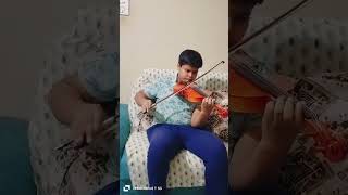 Gelupuleni Samaram  Mahanati Movie  Violin  Jwalith Nakirekanti [upl. by Anrak]