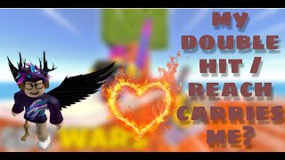 DOES MY REACH  DOUBLE CARRY ME  ROBLOX SKYWARS [upl. by Ahders]