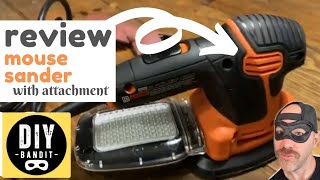 ️🔥 Looking for a New Tool➔ Mouse Detail Sander by BlackDecker  REVIEW [upl. by Zachary]