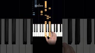 Impress with this CATCHY song shorts pianotutorial [upl. by Timms]