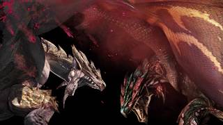 Rathalos and Rathian Dread King and Queen Roars [upl. by Mcclees]