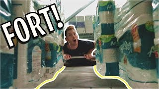 TOILET PAPER TUNNEL FORT BARELY ESCAPED [upl. by Donni]