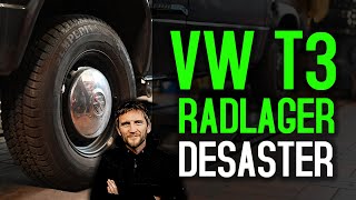 VW T3 Radlager tauschen und die Kupplungsgeberzylinder Katastrophe [upl. by Hitt]