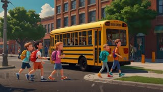 The Bus Ride Song🚌🎵  Fun Transportation Song for Kids [upl. by Vanda]