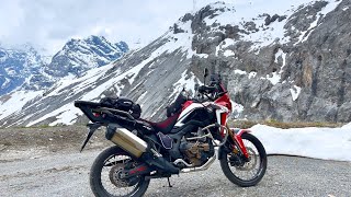 Stilfser Joch 2757 m Passo dello Stelvio Trentino  Südtirol 2023 Africa Twin RAW only [upl. by Cha]