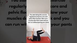 FIX pelvic floor issues with a simple exercise yoga homeworkout momlife [upl. by Sherill]