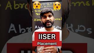 Salary amp placements after IISER  What after BSMS by IISER studentiiser exam information 2025 iat [upl. by Adeehsar]