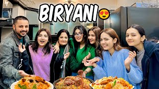 BEHNO K LEA PEHLI BAR BIRYANI BANAI 😍  Hans Hans K Bura Hal 😂 [upl. by Balcke326]