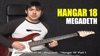 Hangar 18 Part 1 of 2 by Megadeth  Guitar Lesson wTAB  MasterThatRiff 46 [upl. by Annyahs]