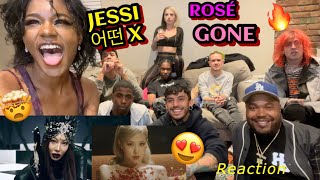 JESSI AND ROSÉ REACTION 어떤￼X AND GONE [upl. by Roy]