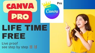 How to Get Canva Pro Free Lifetime In 2024 StepbyStep Guide  Canva pro team invite linkcanvapro [upl. by Kcirdneh38]