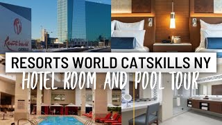 Resorts World NY New York Casino hotel Resort tour Catskills [upl. by Amsirhc179]