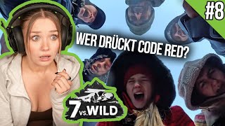 WER DRÜCKT CODE RED 😰 Die Cliffhänger hören nicht auf Reaktion auf 7vsWild CRASHED Folge 8 [upl. by Nnylarak]