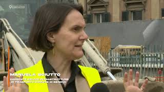 Viaggio nel cantiere della nuova fermata della metro in piazza Corvetto a Genova [upl. by Samal]